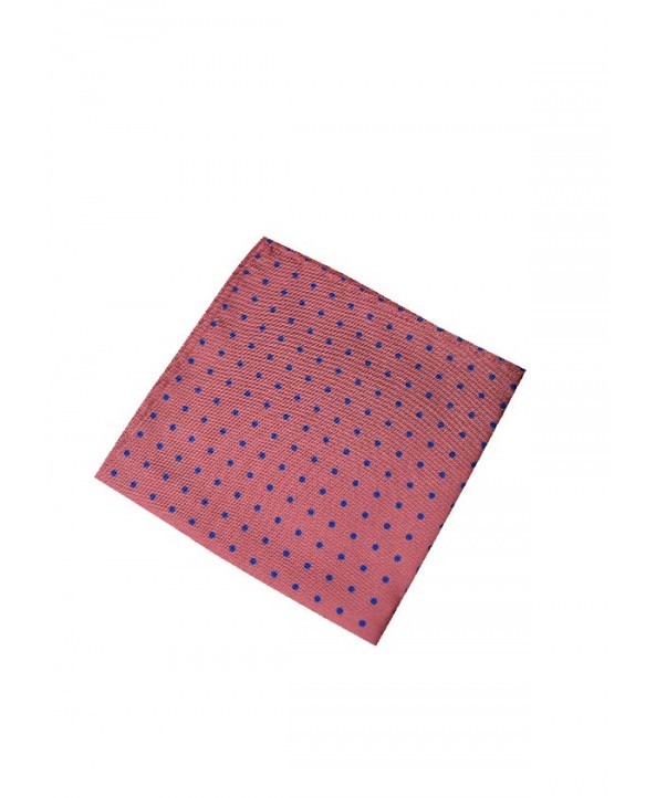 Silk Spotted Hank with Light Blue Spots on Dusty Pink